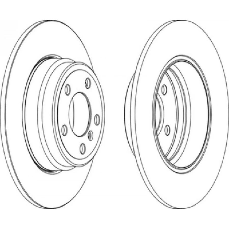 FREN DISKI ARKA ADET X5 E53 BM 00-06