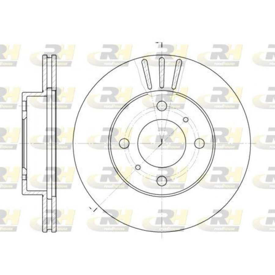 FREN DİSKİ ARKA ASTRA G H 1.4 1.6 1.8 03 04 MERIVA 1.4 16V TWİN 7.04 1.6 03 240×10x4DL