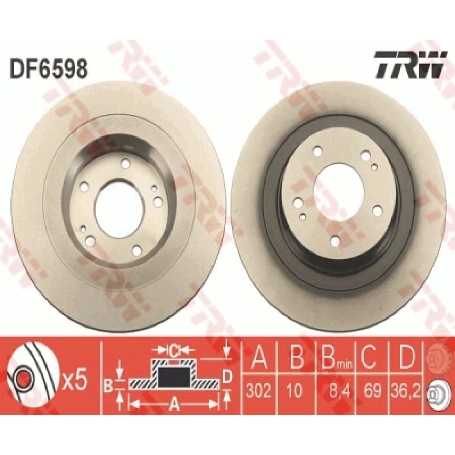 FREN DISKI ARKA . ASX (GA) : OUTLANDER (GF) 12- : ECLIPSE CROSS (GK) 17- 1.6:1.6 DI-D:1.8 DI-D 13-