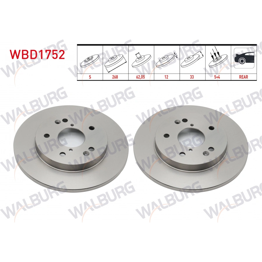 FREN DISKI ARKA BYD ATTO 3 2022-