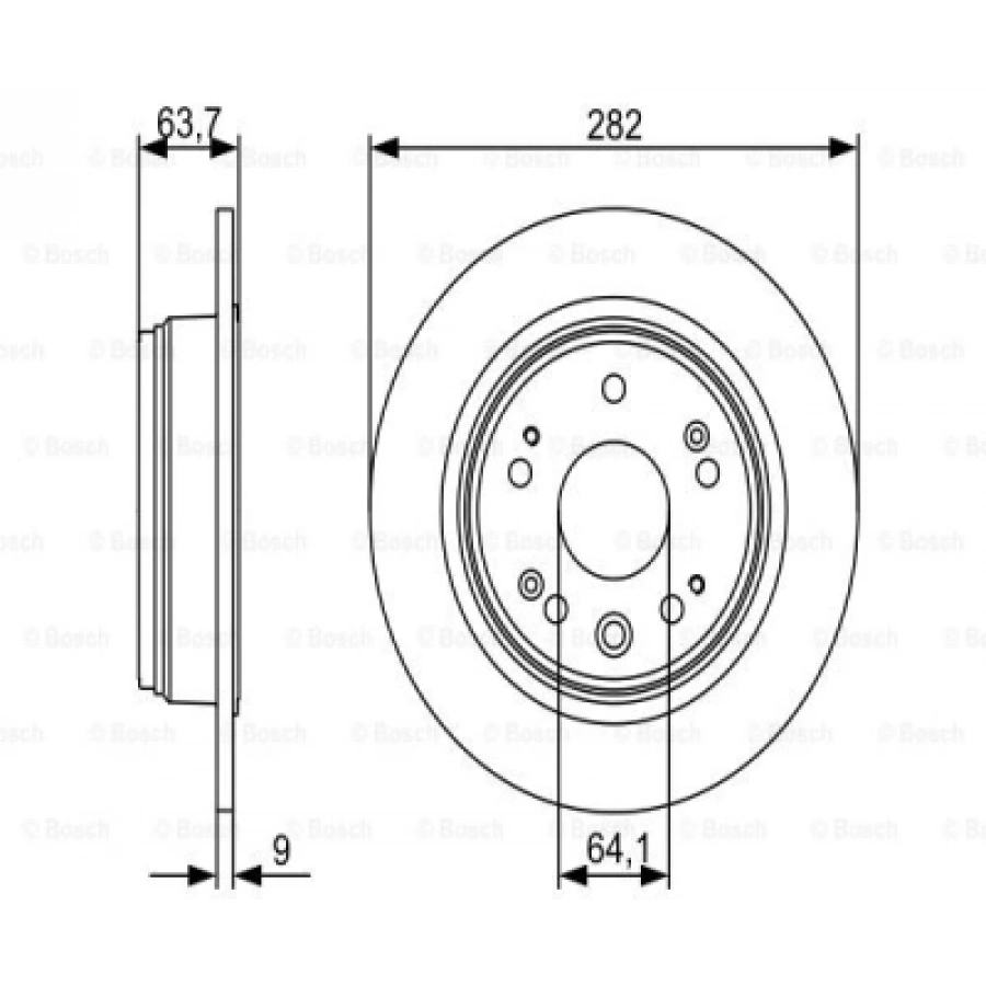 FREN DISKI ARKA . CRV (RD) 2.0 02-06