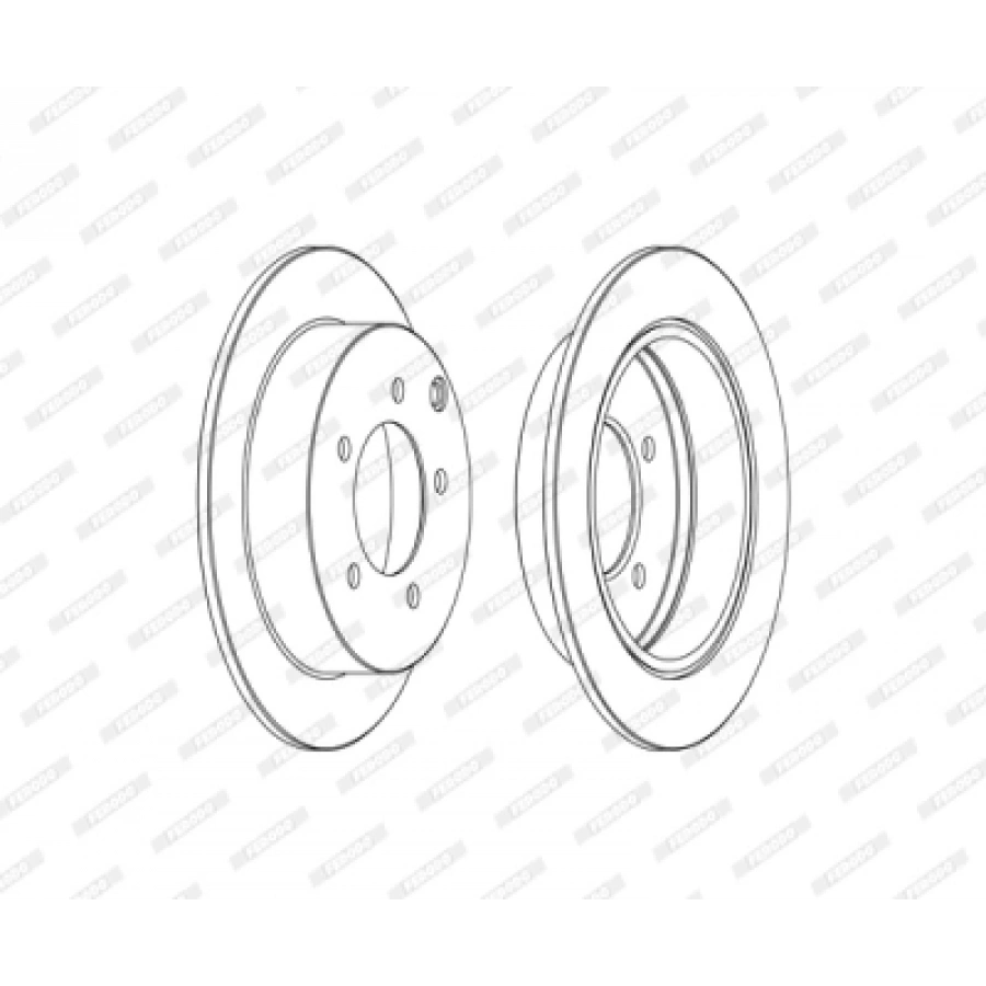 FREN DISKI ARKA . LANCER (CY) 1.5:1.6:1.8 08-17