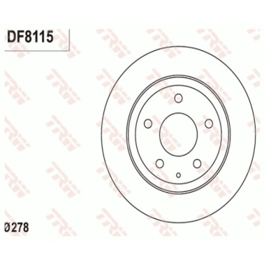 FREN DISKI ARKA . MAZDA 6 (GJ, GL) 2.0:2.5:2.2 D 13-