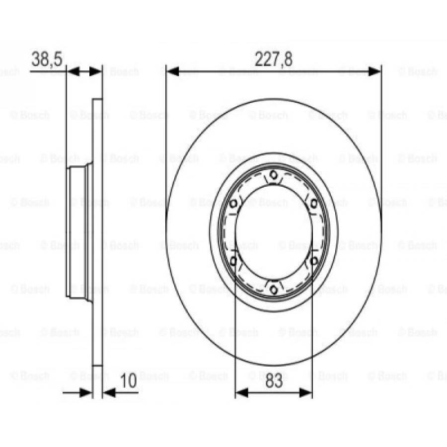 FREN DISKI ARKA MONDEO III BM 01-07