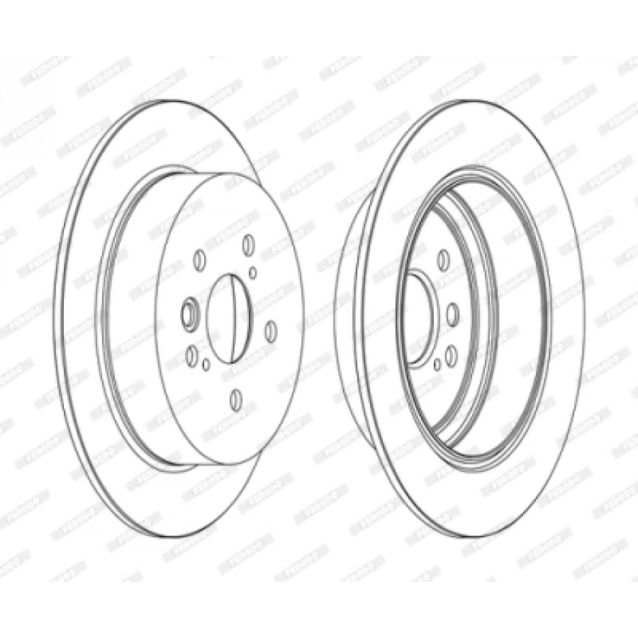 FREN DISKI ARKA . RAV4 (A2) 2.0 01-05