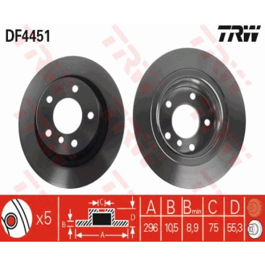 FREN DISKI ARKA TAKIM E81-E87-E90-E92 N43-N45-N46-M47N2 05-11