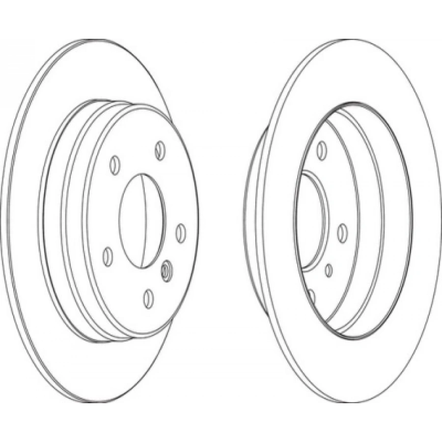 FREN DISKI ARKA TAKIM W168-W414 BM 97-06