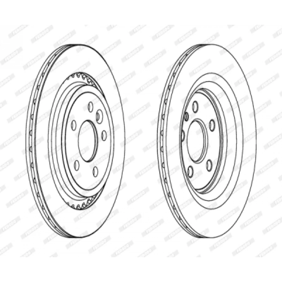 FREN DISKI ARKA VOLVO S60/S80/V60/V70/XC60 BM 06-
