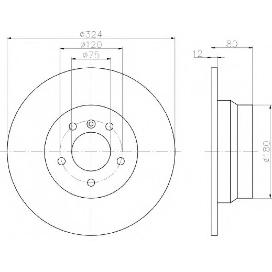 FREN DISKI ARKA X5 E53 BM 00-06