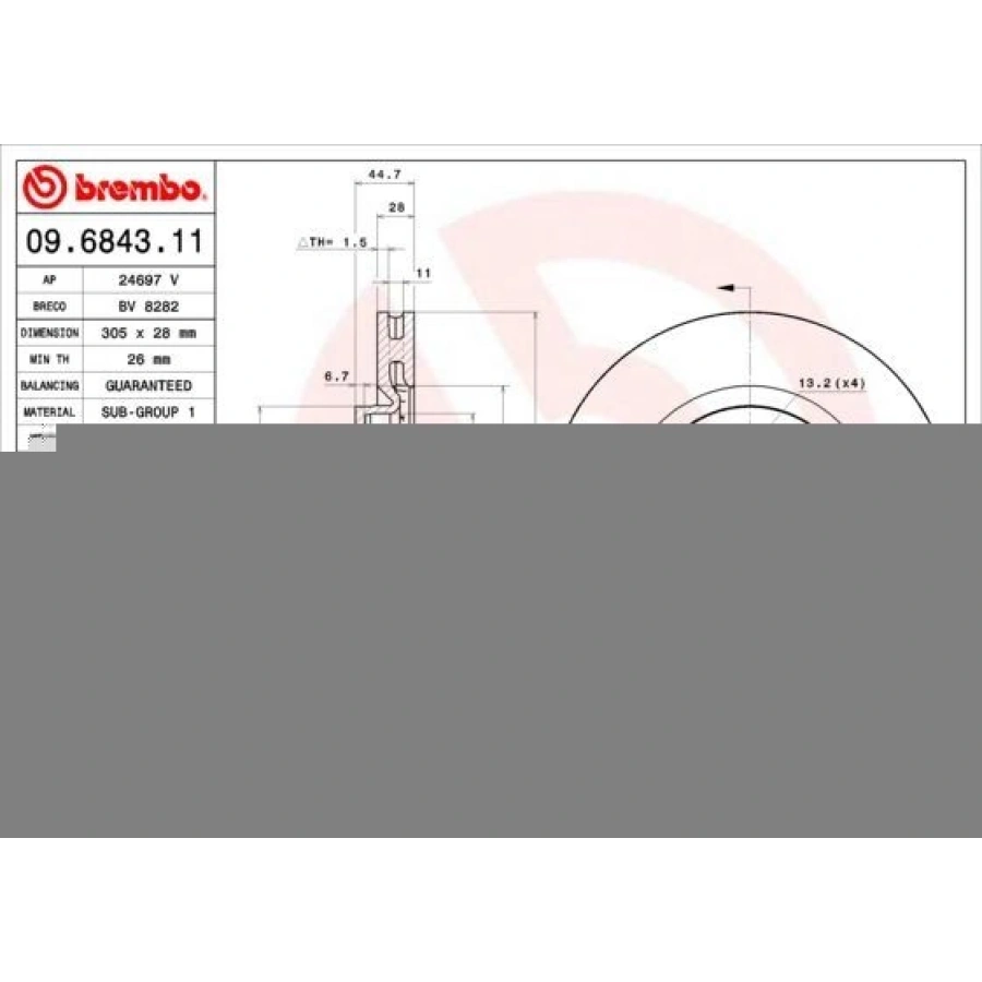 FREN DİSKİ LANCIA KAPPA 838A 08 94-10 01 F L