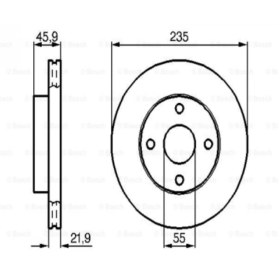 FREN DISKI ÖN . 323 (BA, BJ) 1.5 95-00
