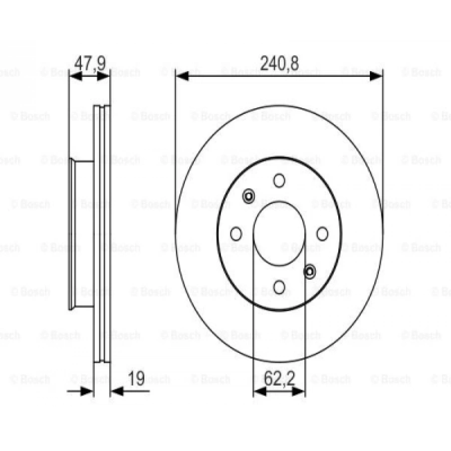 FREN DISKI ÖN ADET : 241 X 4 HAVALI GETZ BENZIN 2003-2011