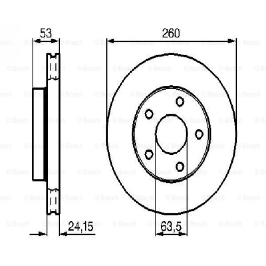 FREN DISKI ÖN ADET GRANADA/SCORPIO BM 89-94