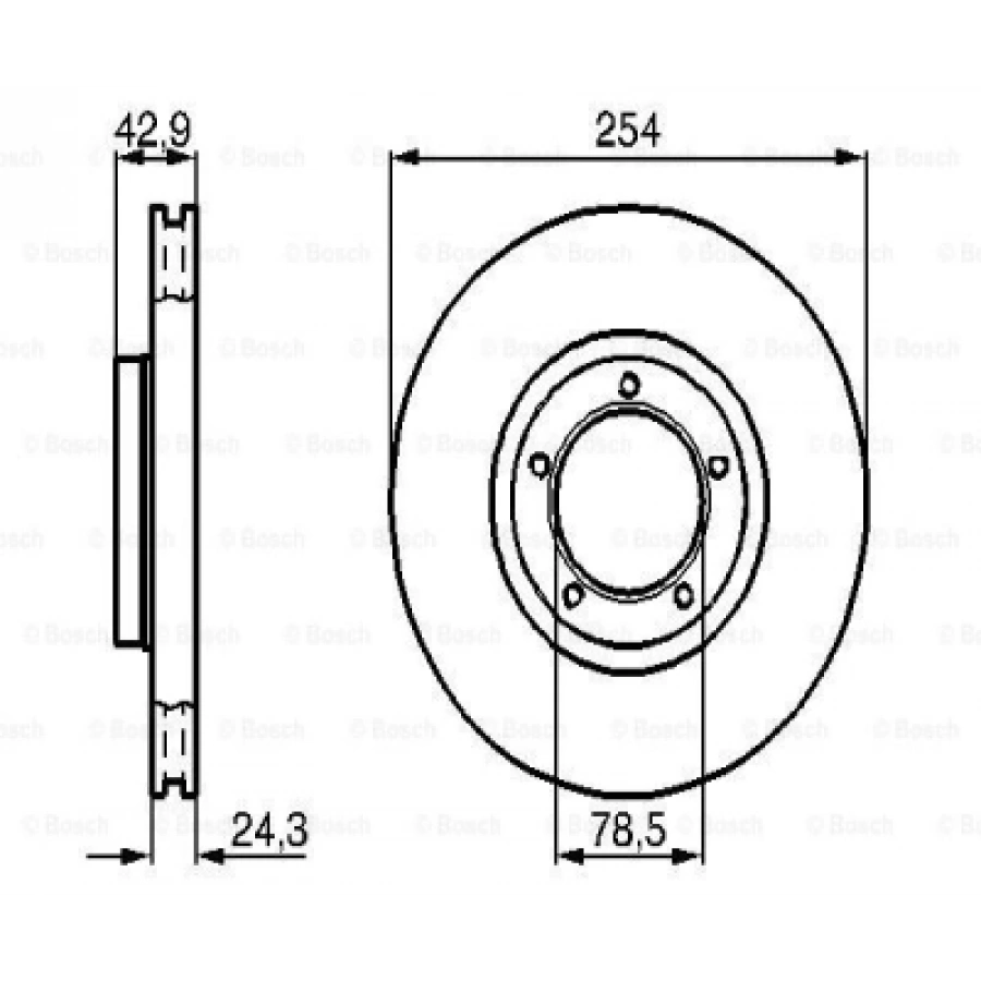 FREN DISKI ÖN ADET / YVT 1125 AA TRANSIT M12 BM 92-