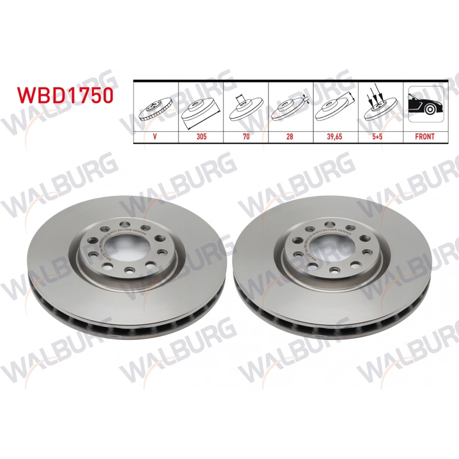 FREN DISKI ON ALFA ROMEO GIULIETTA 2010-2020