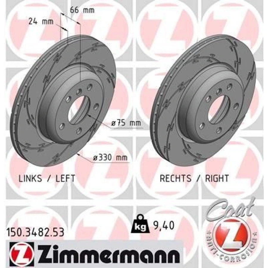FREN DİSKİ ÖN BMWF06-F10-F11-F18-F12-F13 XD-DX 2009-2018 (5,25-5,30) (PERÇİNLİ ALUMİNYUM GÖBEK)