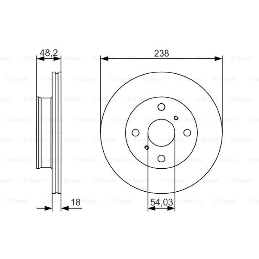 FREN DISKI ÖN . COROLLA (E9, E10, E11) (Karbüratör) 1.3 91-99