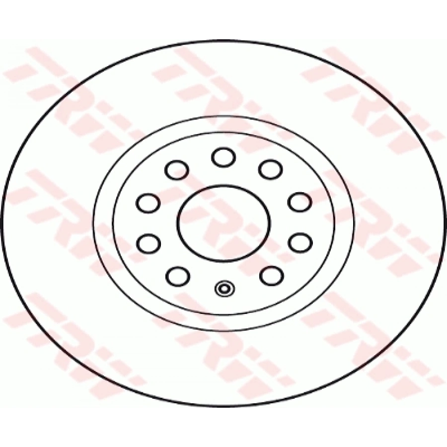 FREN DISKI ÖN DDF1305 / DF4464S (ADET FIYAT) PASSAT-GOLF5-GOLF6-GOLF7-CADDY-A3-LEON BM 04-