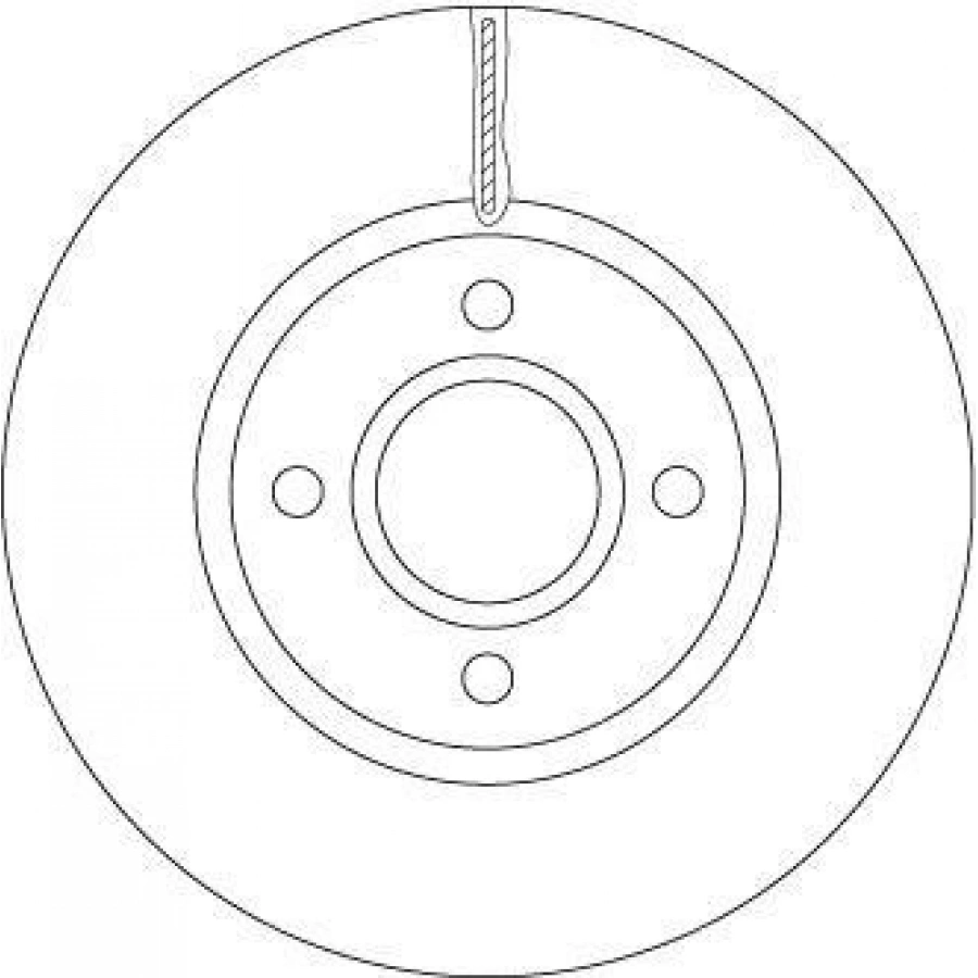 FREN DİSKİ ÖN DUSTER 1.5 DCI 1.6 10 ABS SİZ HAVALI
