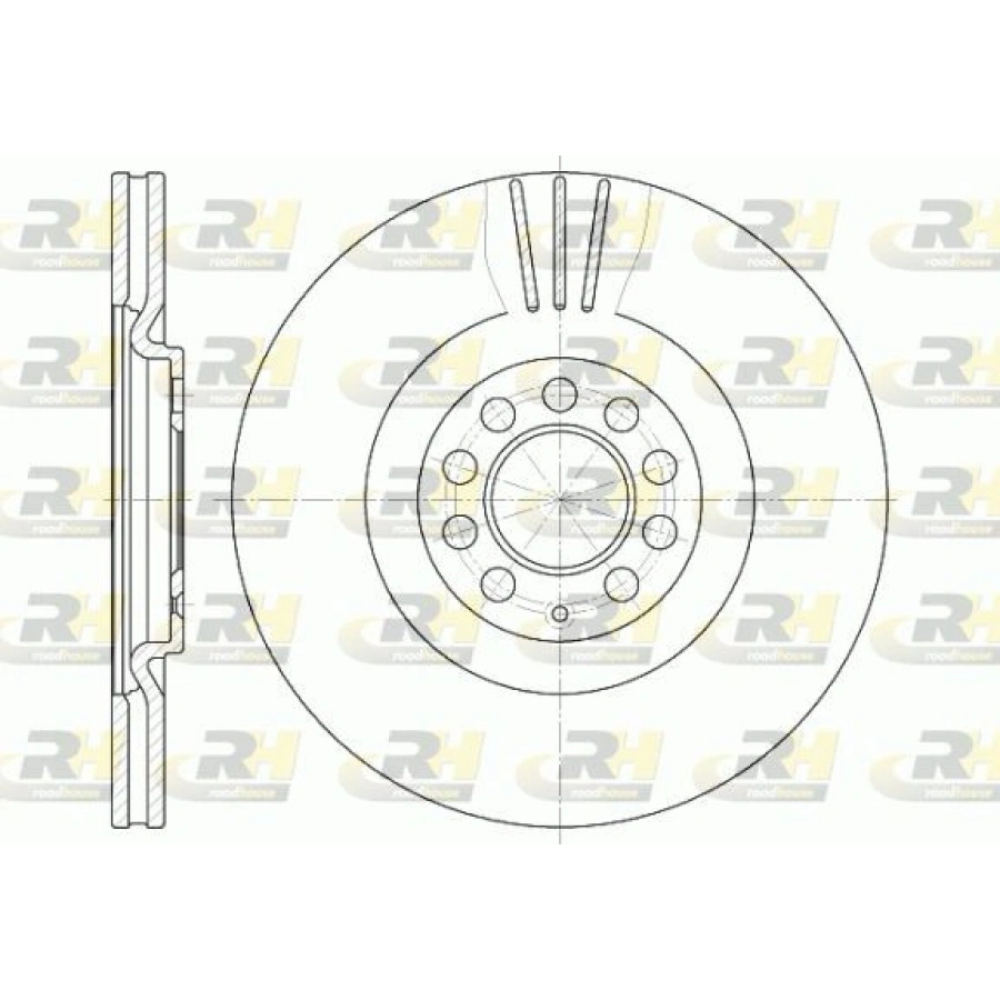 FREN DİSKİ ÖN PASSAT VARIANT 11 96 5.05 A4 A6 1.8 20V 1.9 TDI 97 288×25x5DLxHAVALI