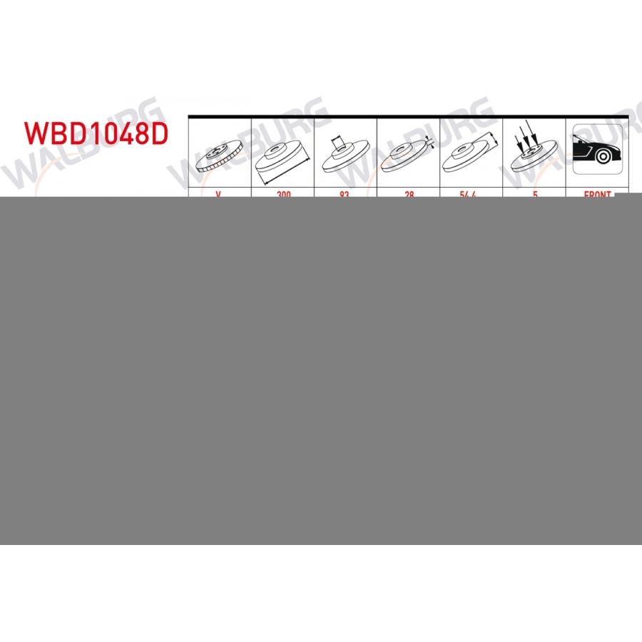 FREN DISKI ON HAVALI PERFORMANS DELIKLI 5 BJN 300X28X93X54,4 FORD TRANSIT 2.2 TDCI ARKADAN ITIS 2006-2014 / TRANSIT 2.4 TDCI 2006-2014 / TRANSIT 2.2 TDCI 2006-2014 / TRANSIT 3.2 TDCI 2006-2014