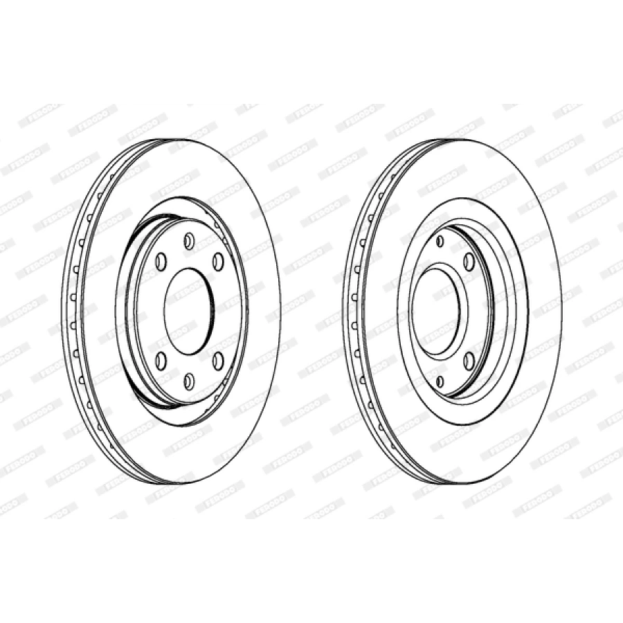FREN DISKI ÖN HAVALI PARTNER-206-306 1.4-1.6-1.9 03-
