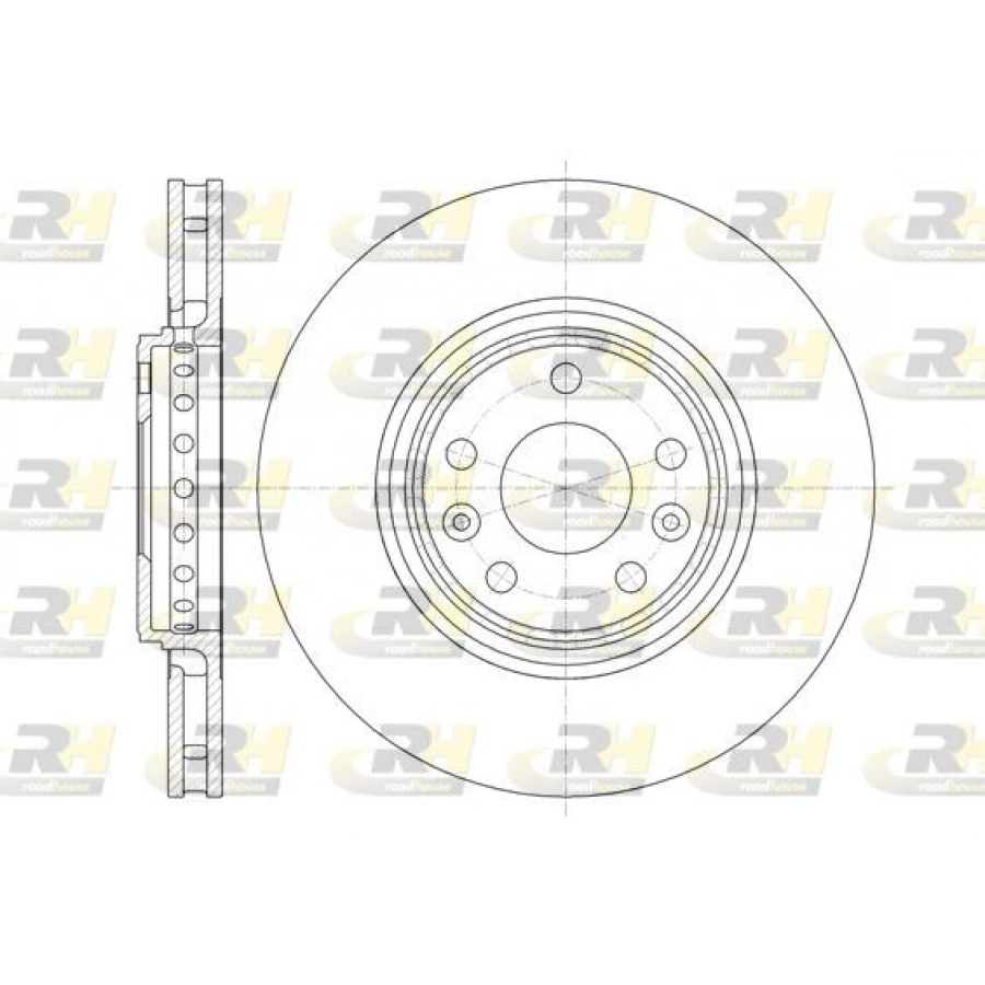 FREN DİSKİ ÖN MEGANE III FLUENCE LAGUNA III SCENIC III 1.6 2.0 1.5 DCI DUSTER 1.5 DCI 280×24x5DLHAVALI
