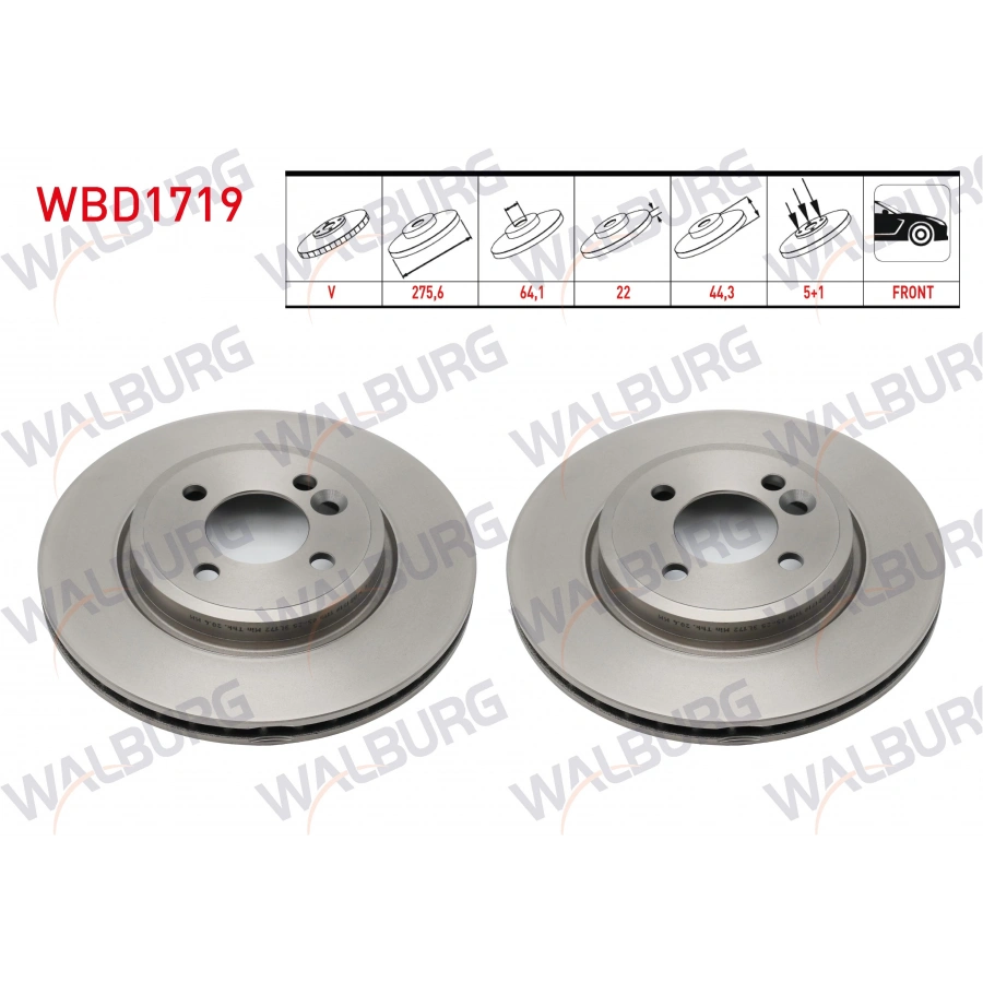 FREN DISKI ON MINI R50,R53 2001-2013