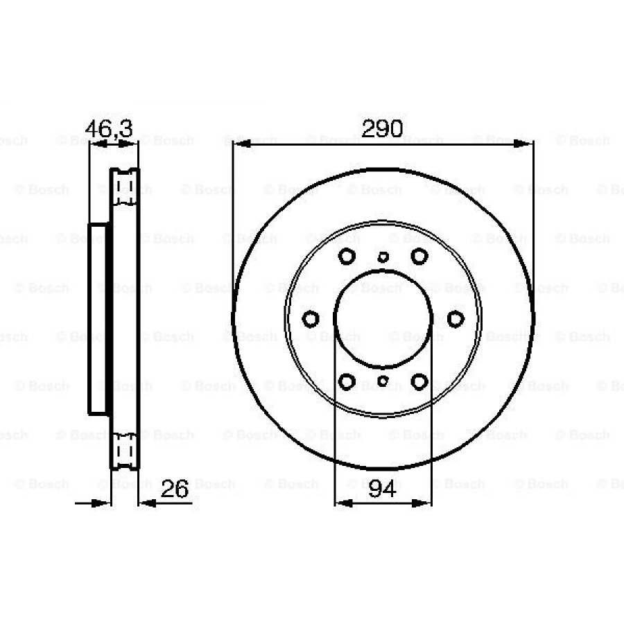 FREN DISKI ÖN . PAJERO (V7) 3.2 DI-D 00-06
