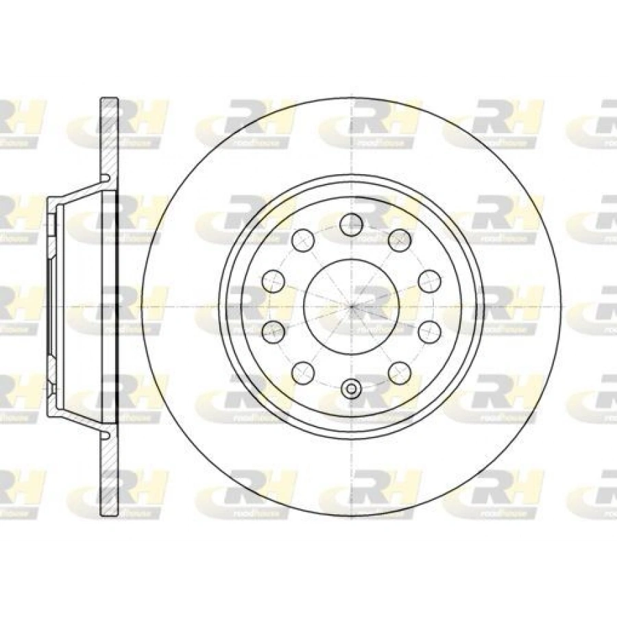 FREN DİSKİ ÖN PUNTO EVO 09> CORSA D 06> CORSA E 14> ADAM 13> 13> 4 BİJON HAVALI 257.2MM