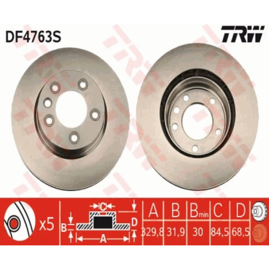 FREN DISKI ÖN SAG TOUAREG-Q7-CAYENNE BM 04-