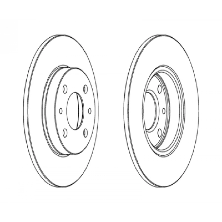 FREN DISKI ÖN TAKIM 240,5 DÜZ TEMPRA/TIPO/DOGAN SLX 2000 BM 93-