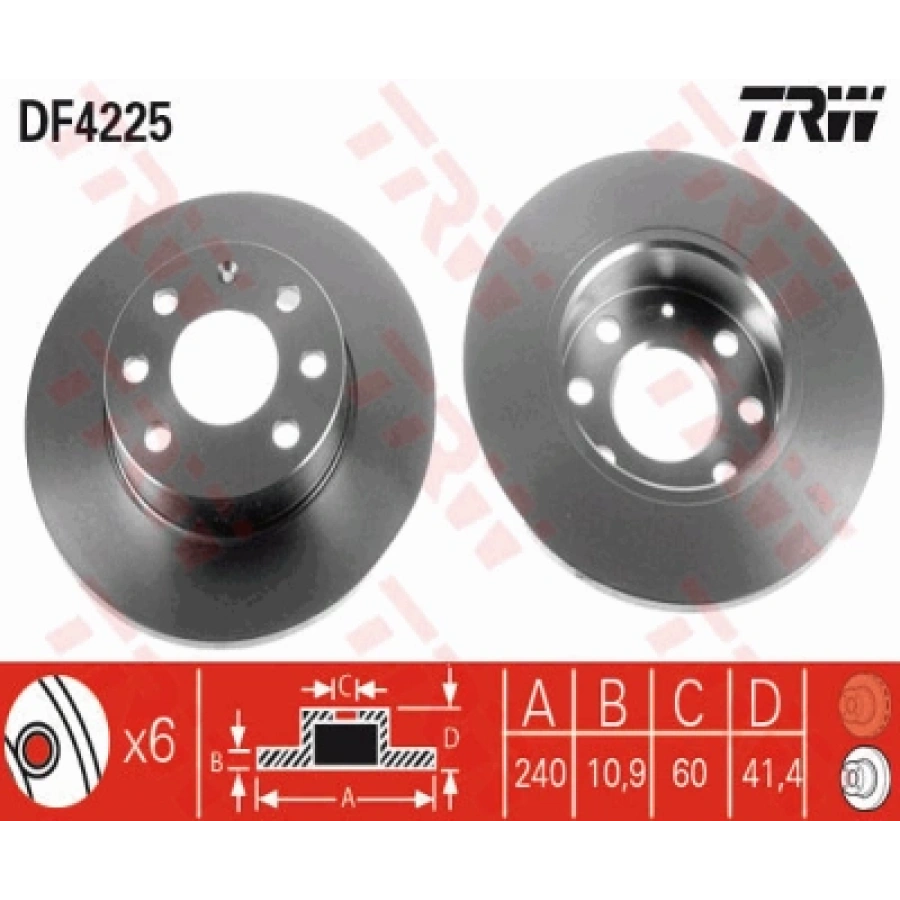 FREN DISKI ÖN TAKIM HAVASIZ CORSA C Z10XE Z10XEP Z12XE Z12XEP 01-07