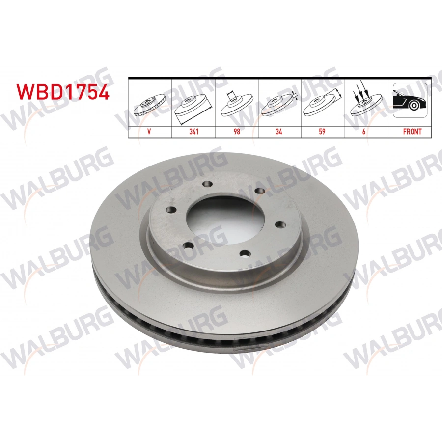 FREN DISKI ON VOLKSWAGEN AMAROK 2023-