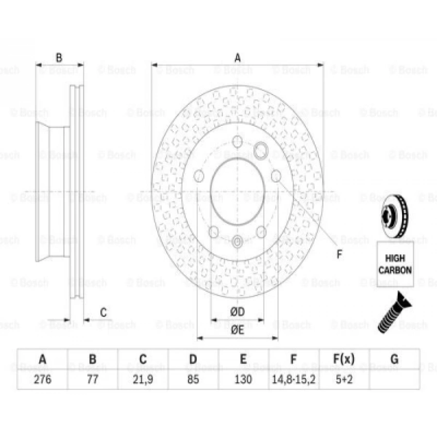 FREN DISKI ÖN W901-902-903-904-909-LT35 BM 96-