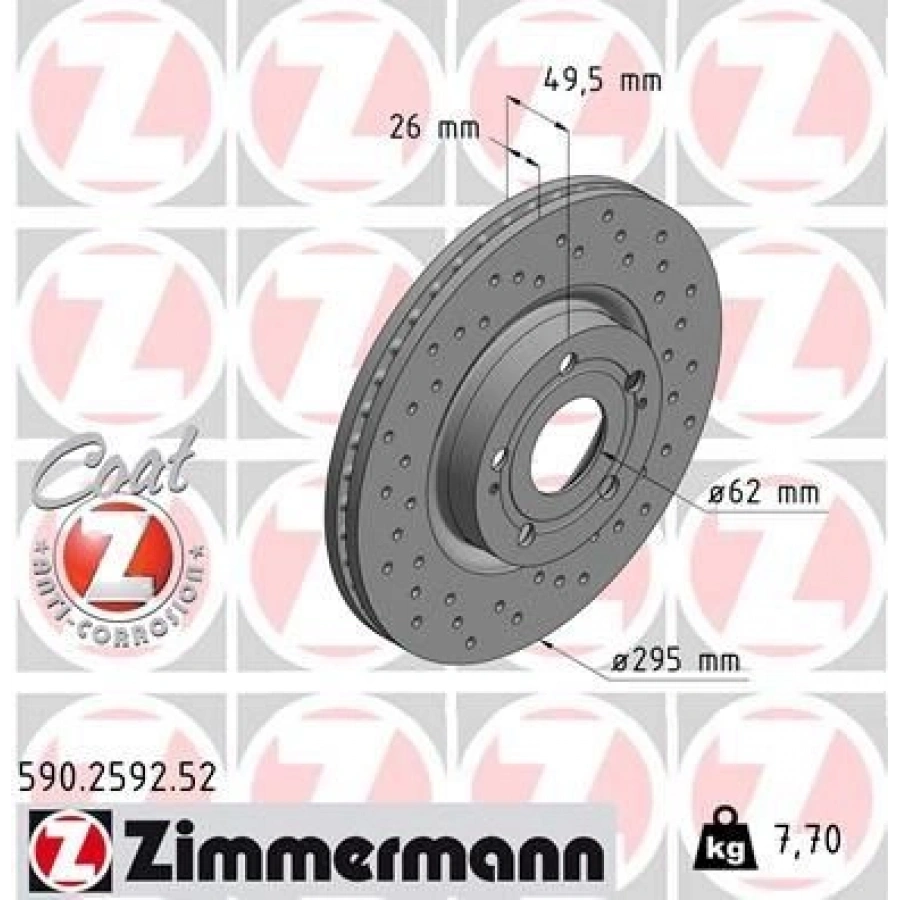 FREN DİSKİ ÖN YARIS 0511 CHARADE 11 FRANSIZ HAVALI 258MM