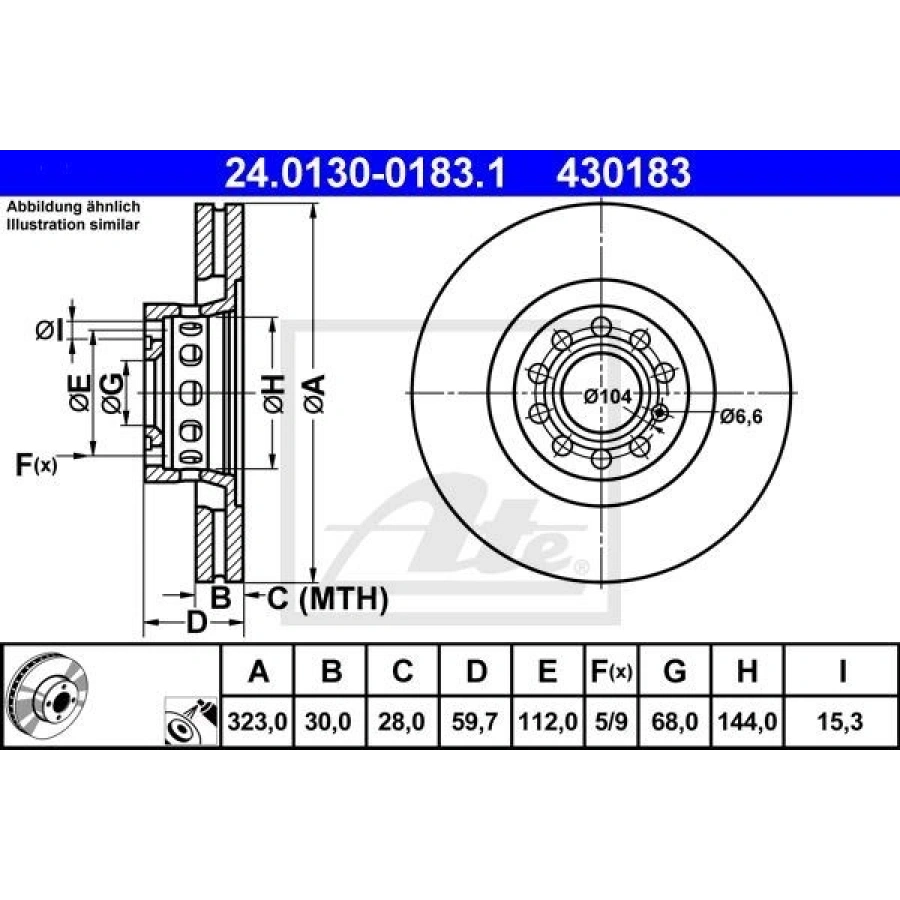 FREN DİSKİ RANGE ROVER III LM 03 02-