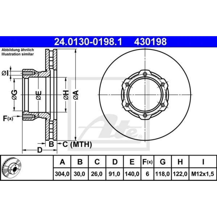 FREN DİSKİ SOL STANDART