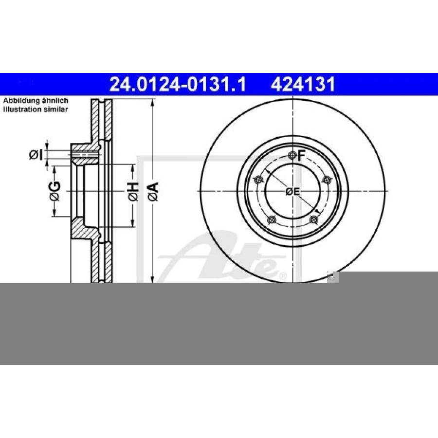 FREN DİSKİ TRANSIT BOX E_ _ 05 91-06 94 F