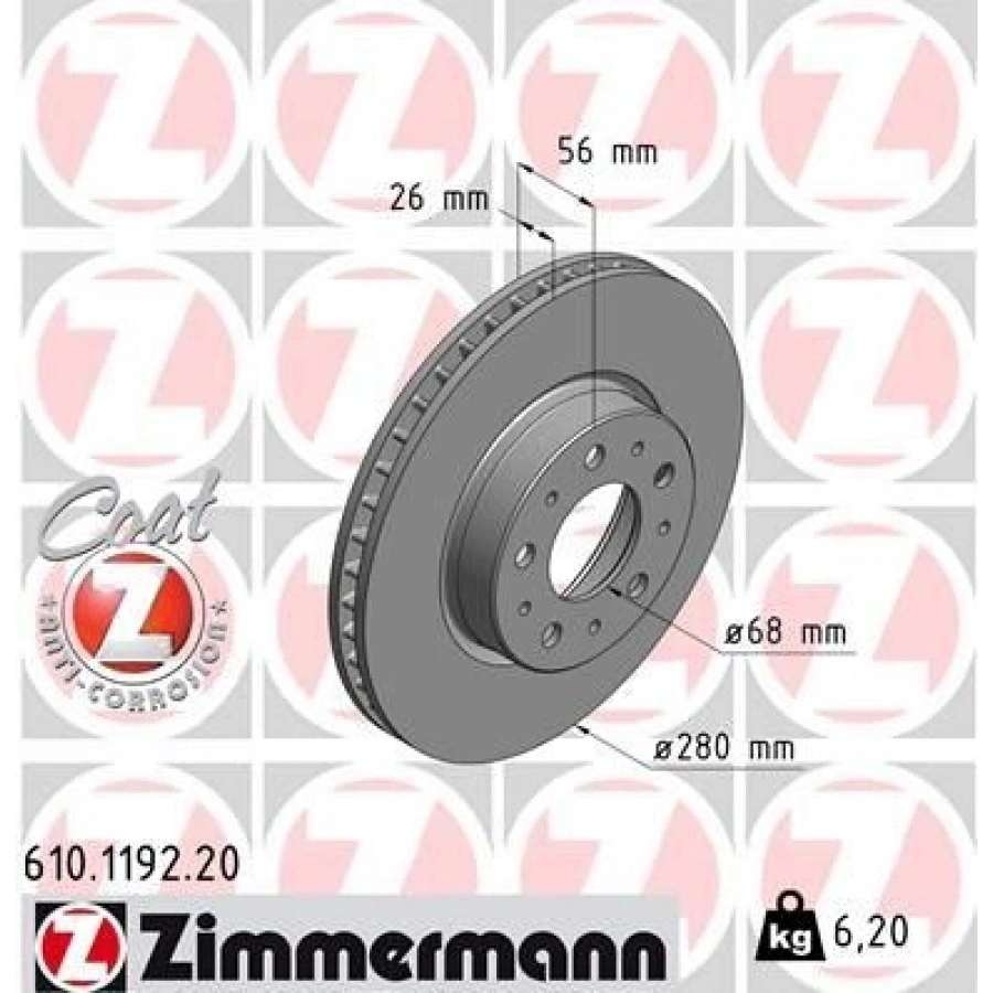FREN DİSKİ VOLVO S70 LS 11 96-11 00 R VOLVO