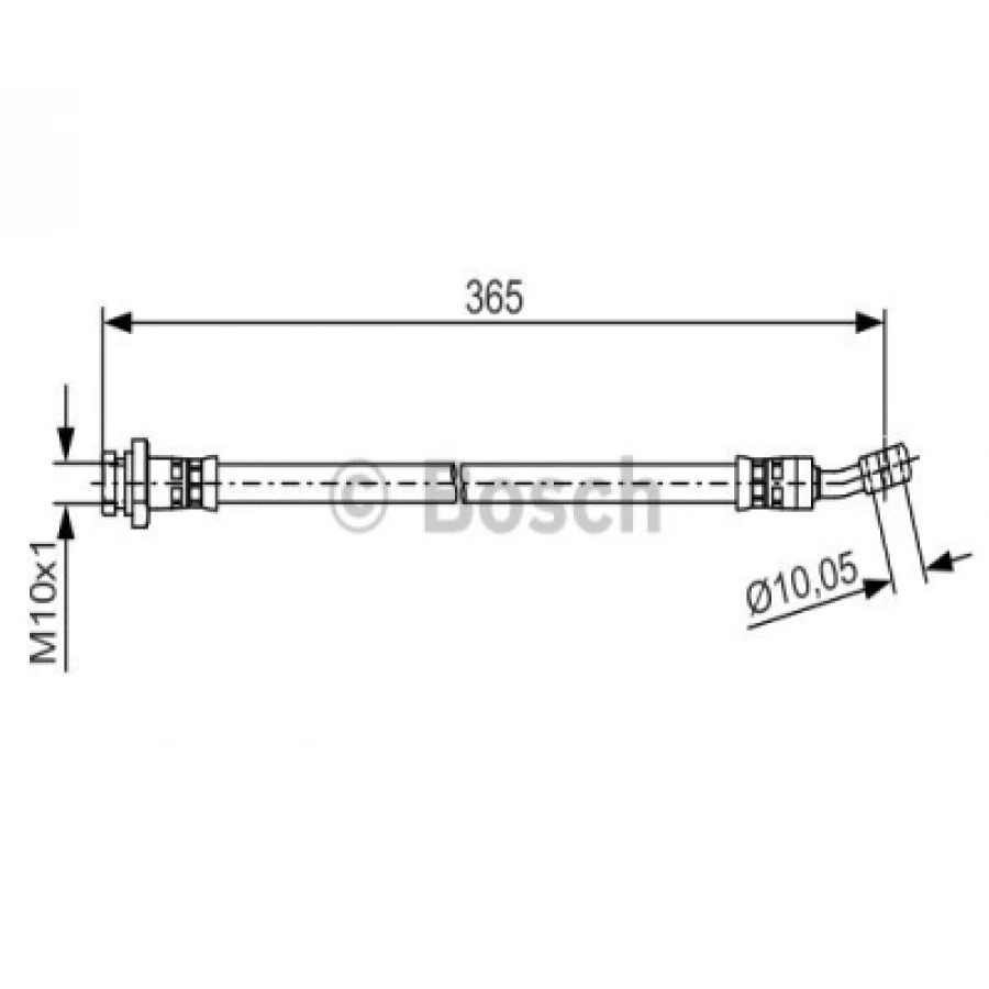 FREN HORTUMU ARKA 04-10 TUCSON 2.0crdi *O.SIP*