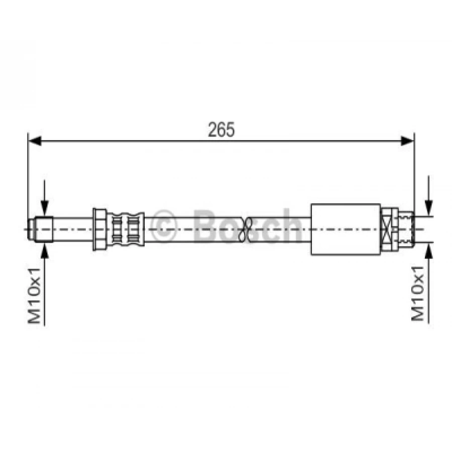 FREN HORTUMU ARKA 05 1-SERI (E81-E87) 3-SERI (E90) X1 (E84)