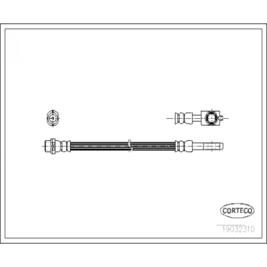 FREN HORTUMU ARKA 23160 A4 BM 00-08