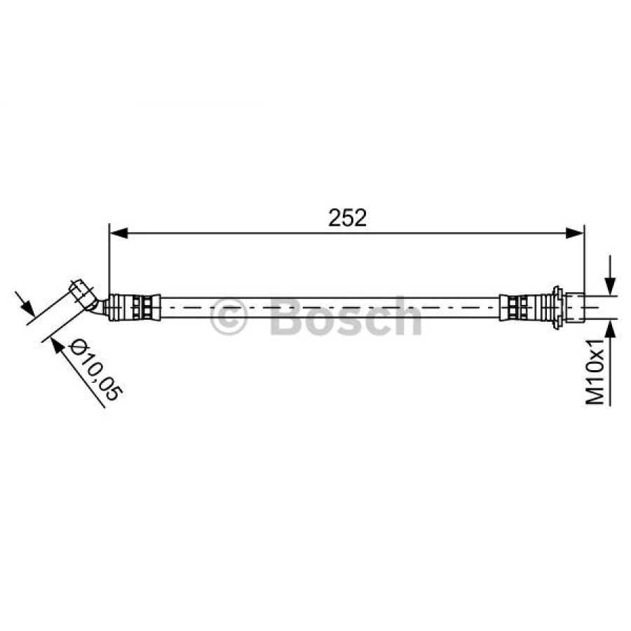 FREN HORTUMU ARKA DIS (TEKER TARAFI) LAND CRUISER PRADO (J12) 4.0 24V:3.0 D4D 03-09