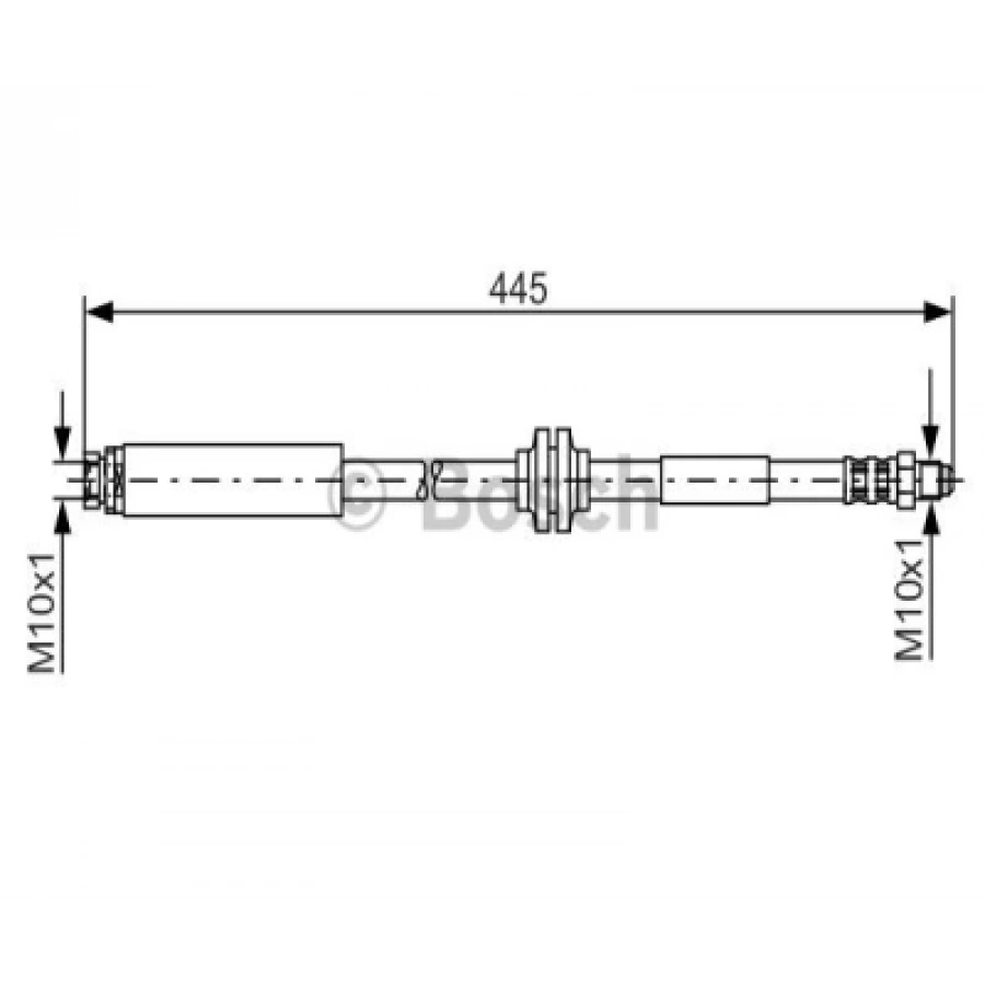 FREN HORTUMU ARKA DISKLI TIP FOCUS/C-MAX BM 04-