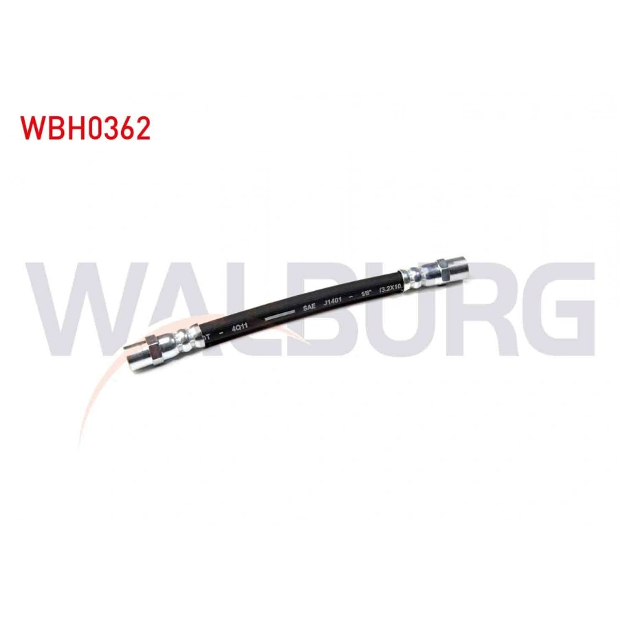 FREN HORTUMU ARKA SAG 160mm AUDI 80 (81,85,B2) 1978-1986