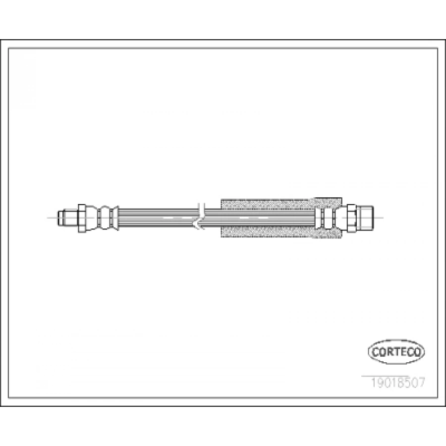FREN HORTUMU ARKA SAG-SOL E60-E61-E63-E64-E65-E66 BM 03-10