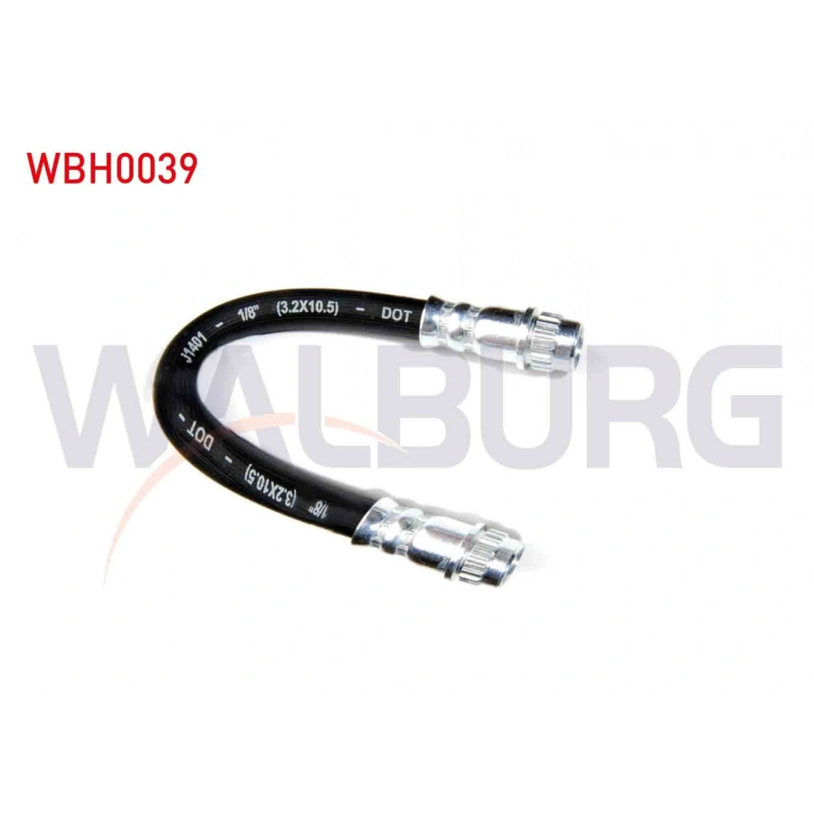 FREN HORTUMU ARKA SOL-SAG 170mm RENAULT SYMBOL II (LU1/2) 2008-2012 / CITROEN C3 II 2009-2016 / CITROEN C4 CACTUS 2014- / RENAULT CLIO II (BB0/1/2,CB0/1/2) 1998-2005 / RENAULT CLIO SYMBOL 1998-2005