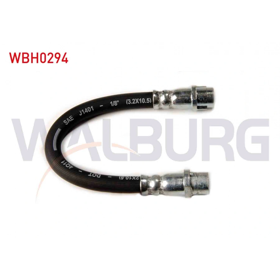 FREN HORTUMU ARKA SOL-SAG 180mm AUDI A4 (8D2,B5) 1994-2001 / SKODA SUPERB (3U4) 2002-2010 / VOLKSWAGEN PASSAT (3B2) 1996-2000