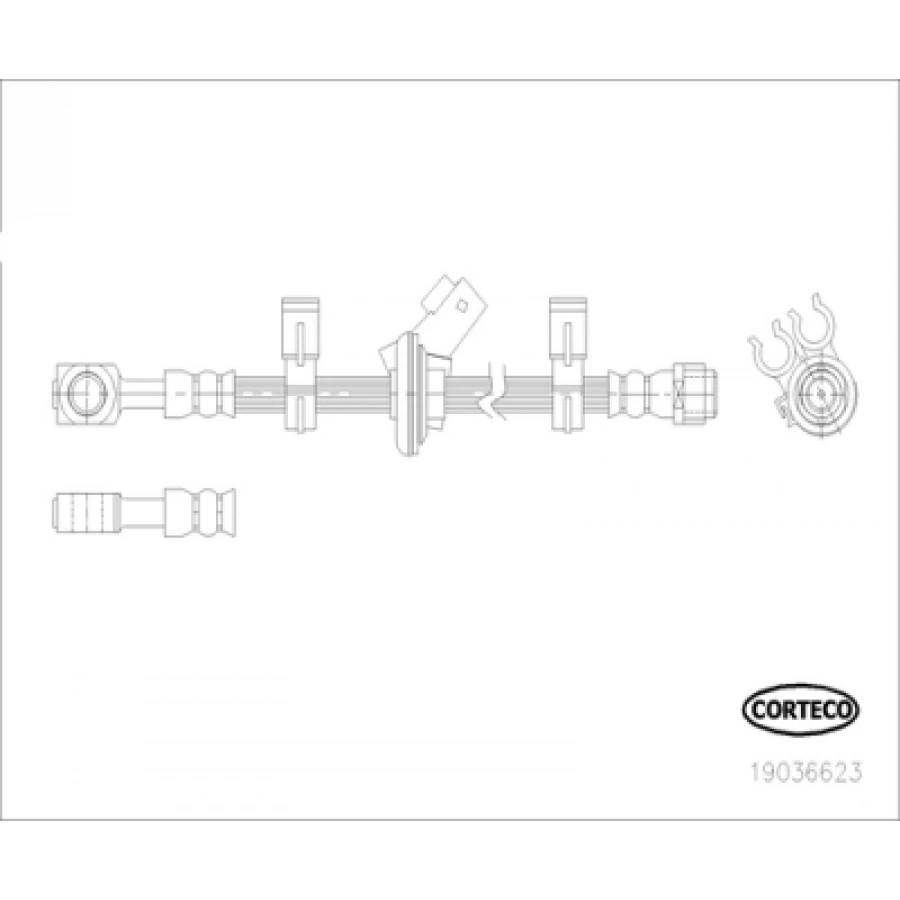FREN HORTUMU ÖN 163 BM 1998-2004